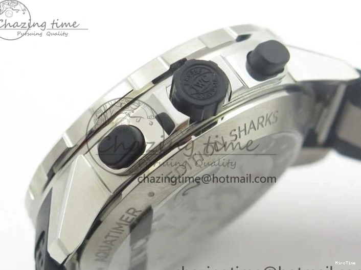 MIROTIME 0110 Aquatimer Chrono IW376803 V6F 1:1 Best Edition Gray Dial on Rubber Strap A FlexibleFit 7153